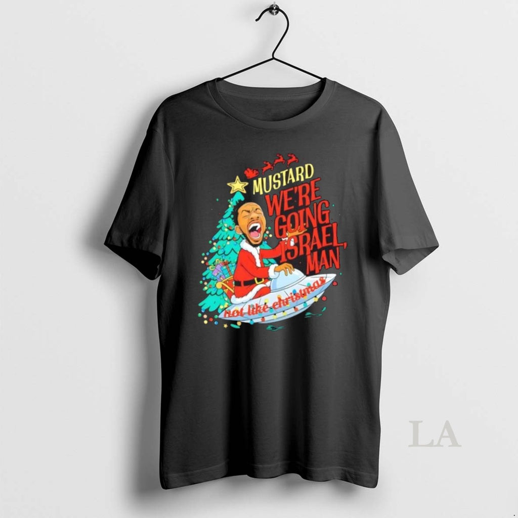 Original Santa Kendrick Lamar Mustard Were Going Israel Man Christmas Tree