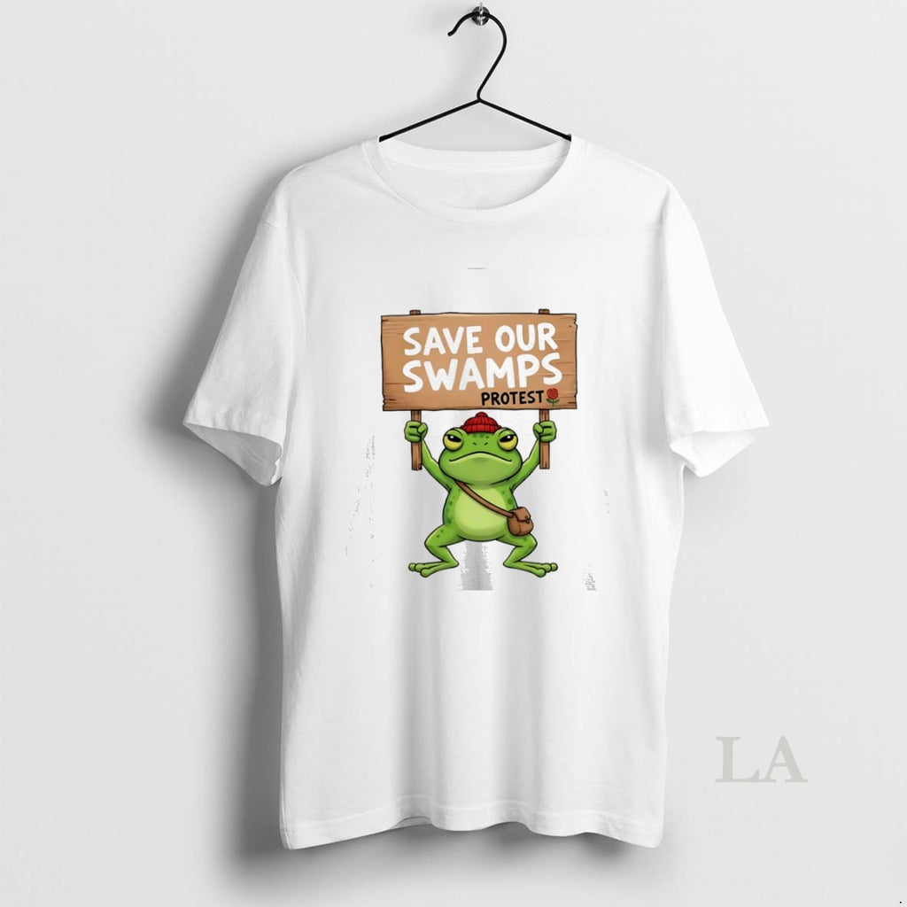 Original Save Our Swamps Protest Portland Frog