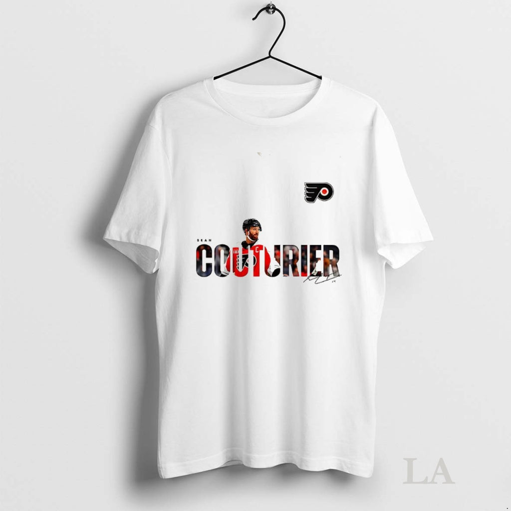 Original Sean Couturier Philadelphia Flyers Nhl Logo Signature