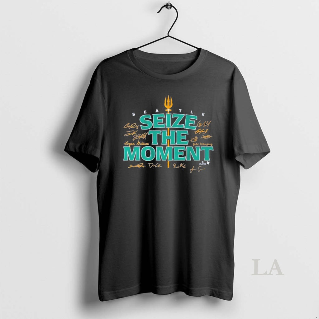 Original Seattle Baseball Seize The Moment Signature