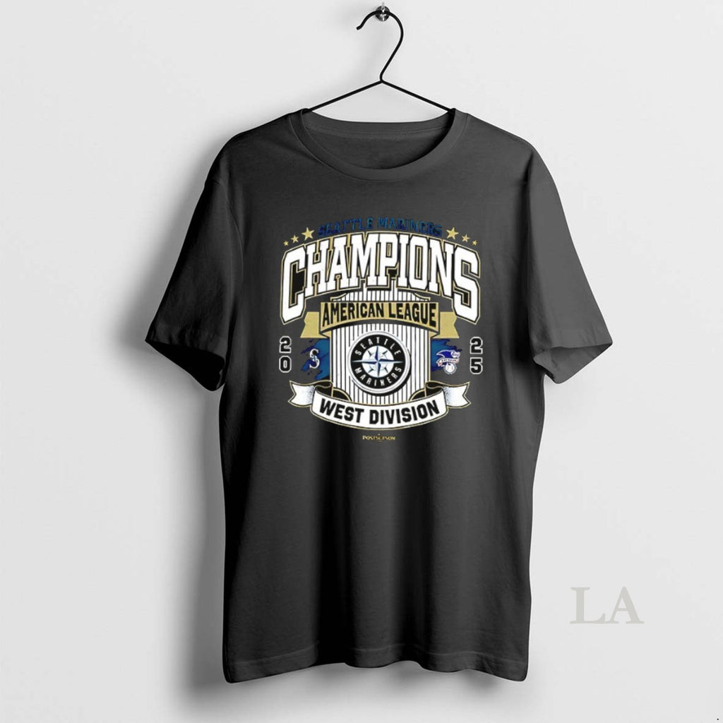 Original Seattle Mariners 2025 Al West Division Champions Ceramic Ceramic And Classic Dad Cap