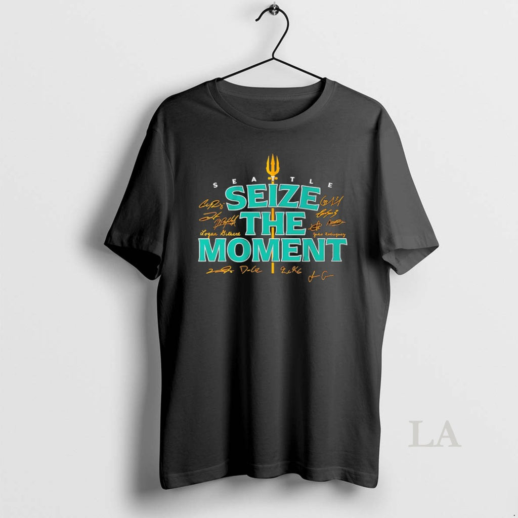 Original Seattle Mariners Baseball Seize The Moment Players Signature