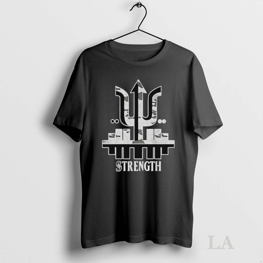 Original Seattle Mariners Cal Raleigh Cal Strength Trident Ups Mlb