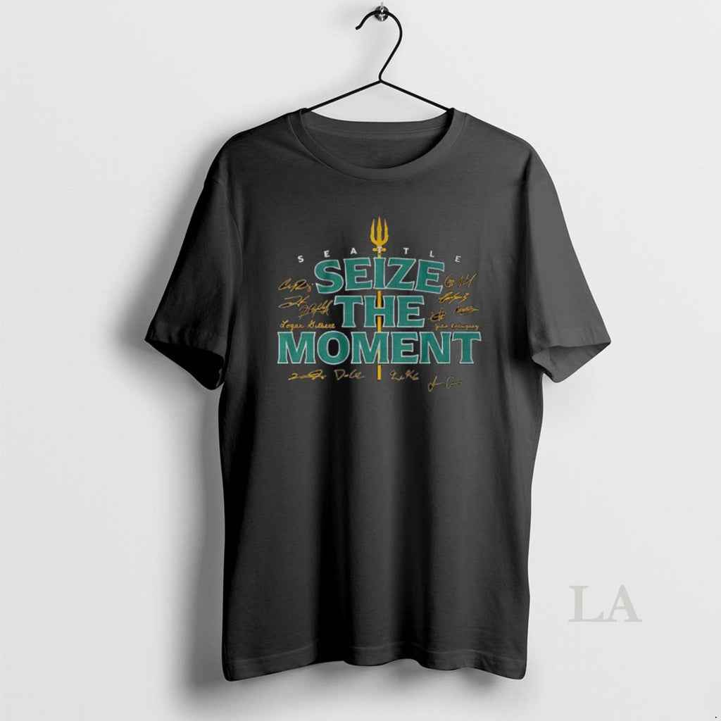 Original Seattle Mariners Tridents Up Seize The Moment Signature