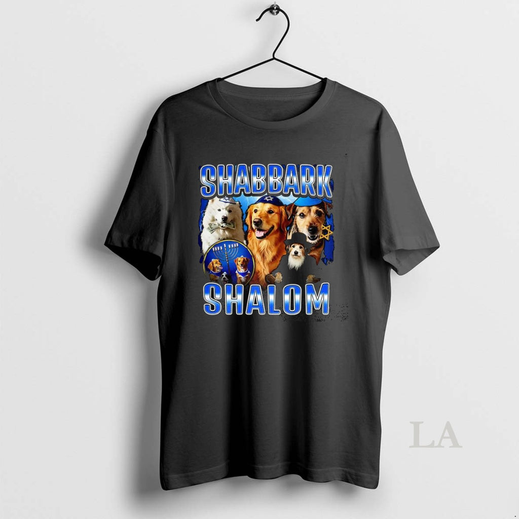 Original Shabbark Shabbark Shalom Star Of David Dog Sarcastic