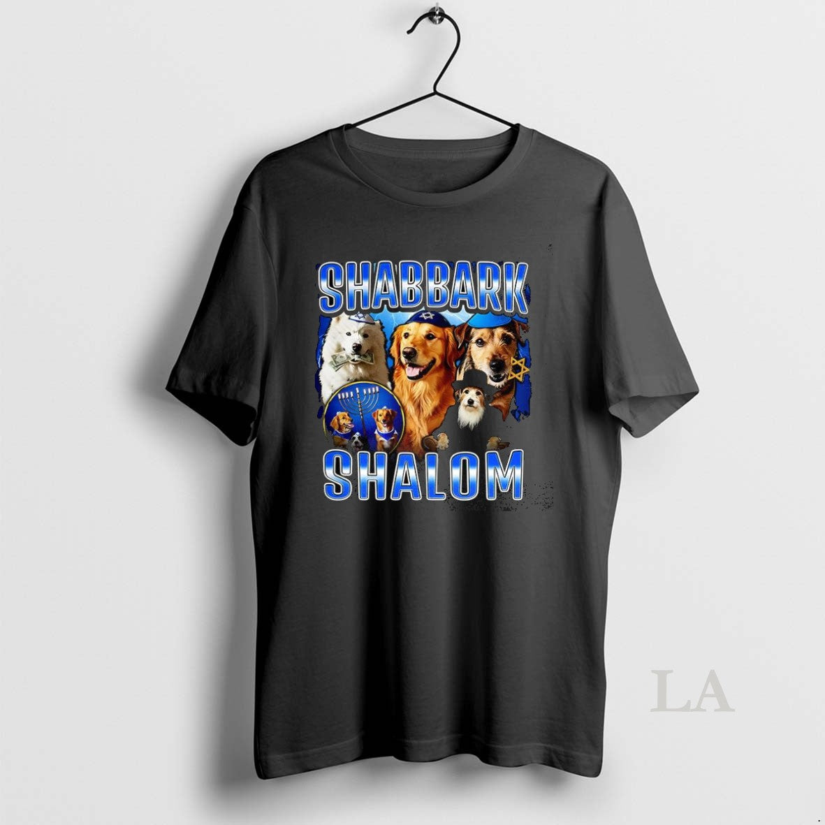 Original Shabbark Shabbark Shalom Star Of David Dog Sarcastic