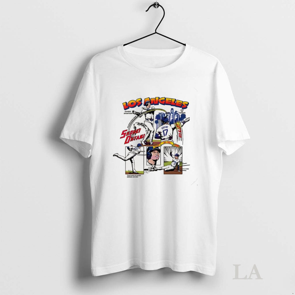 Original Shohei Ohtani Los Angeles Dodgers Baseball Comic