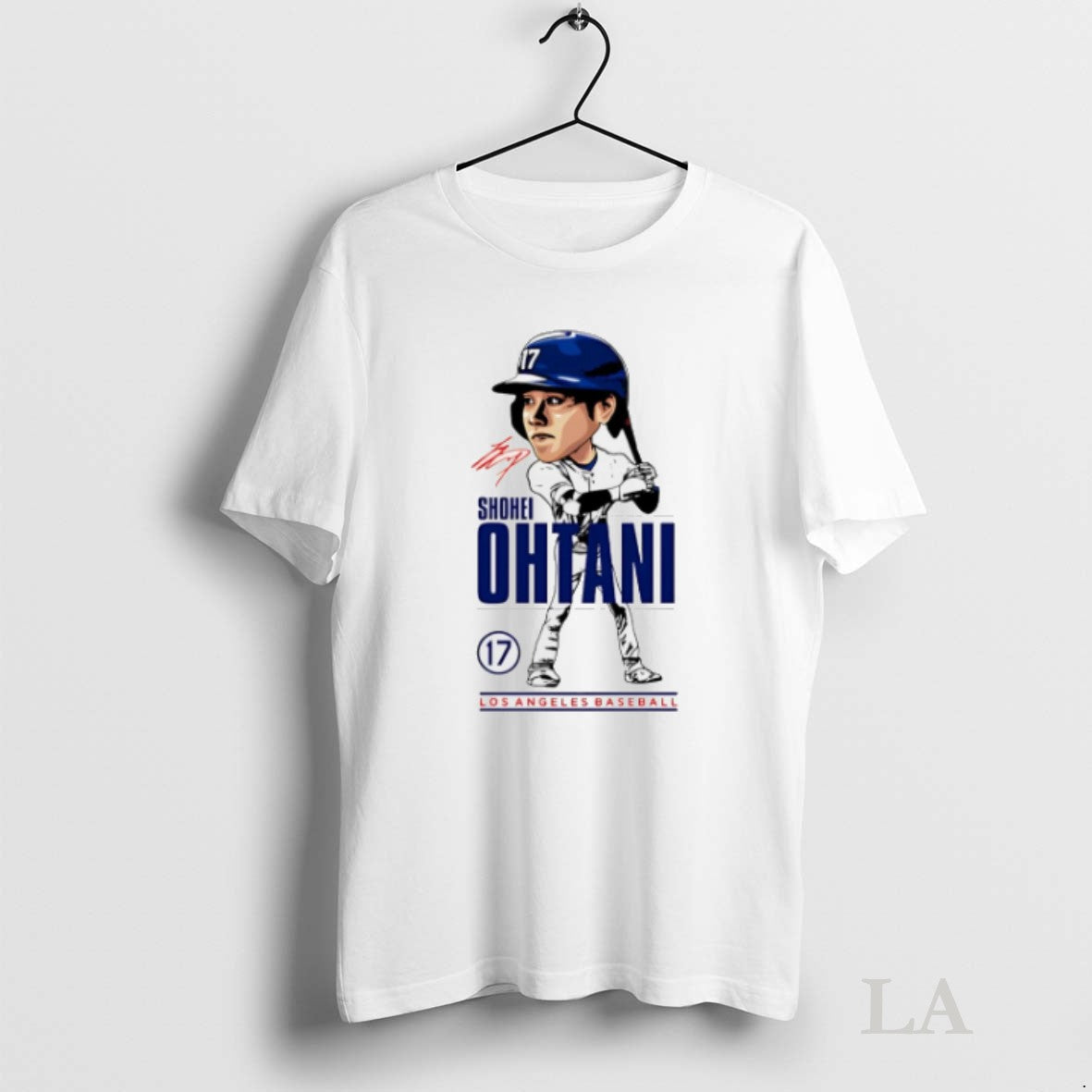 Original Shohei Ohtani Los Angeles Dodgers Caricature 2025