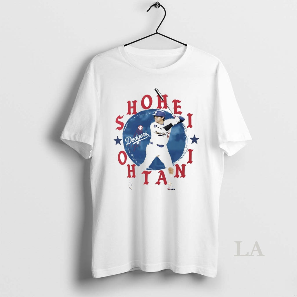 Original Shohei Ohtani Batting Los Angeles Dodgers