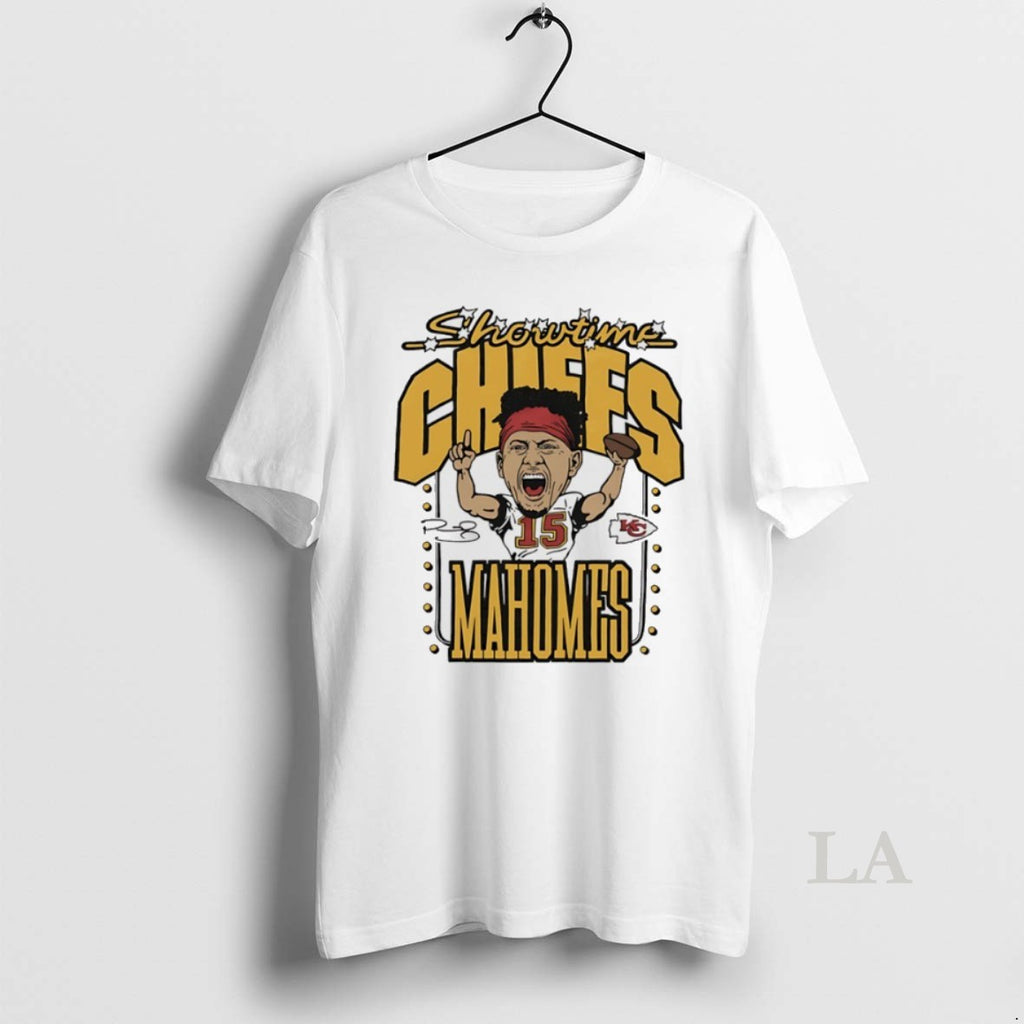 Original Showtime Chiefs Patrick Mahomes Signature Caricature