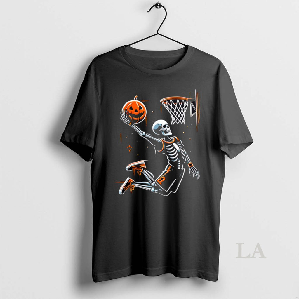 Original Skeleton Basketball Player Men Boys Scary For Halloween