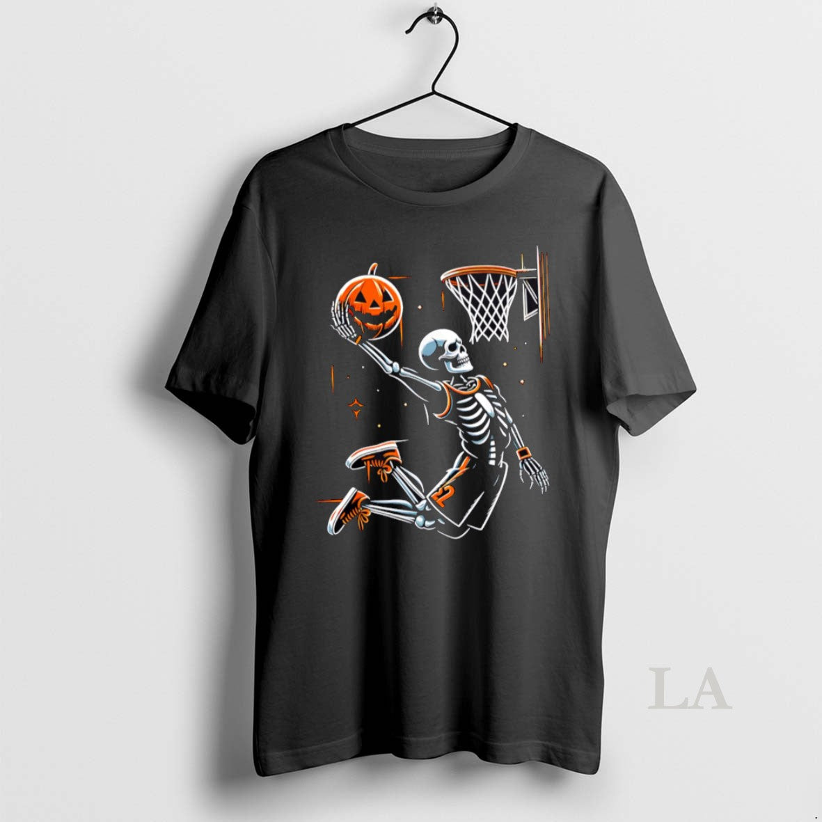 Original Skeleton Basketball Player Men Boys Scary For Halloween