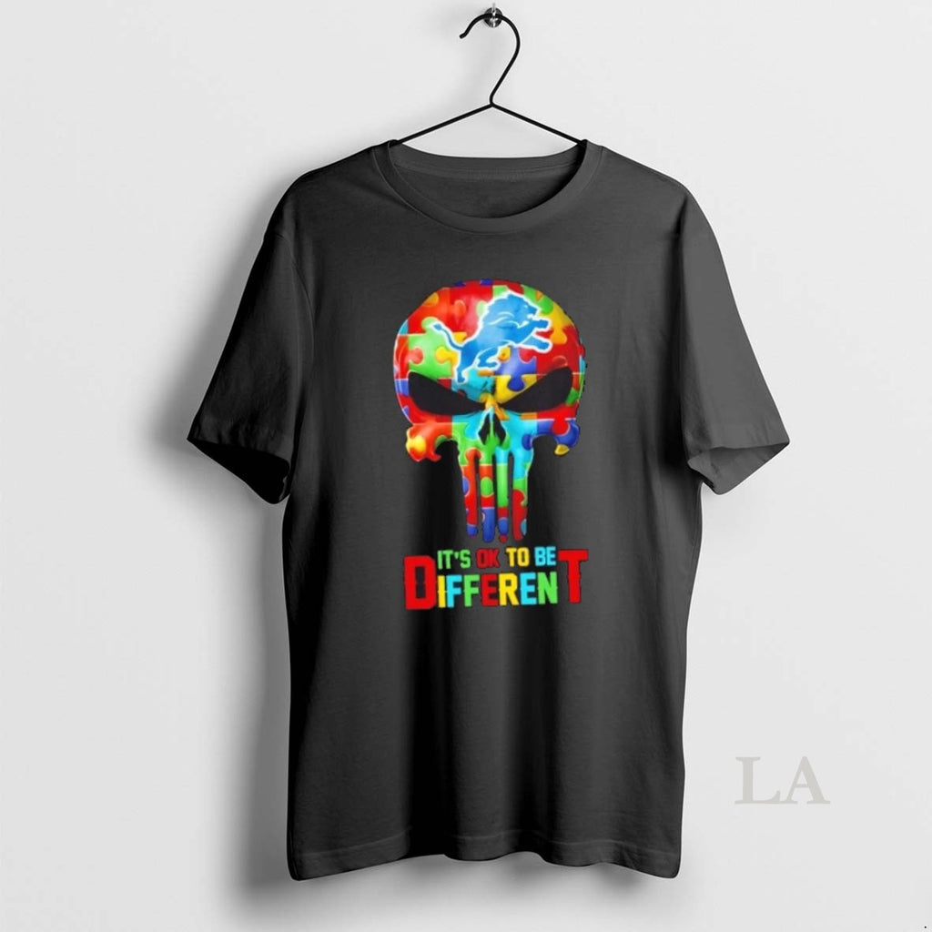 Original Skull Detroit Lions Its Ok To Be Different