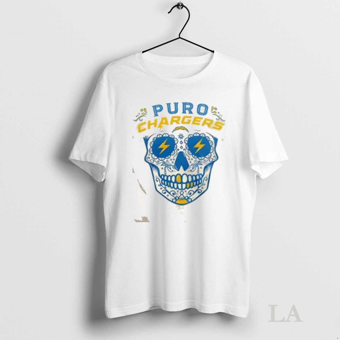 Original Skull Floral La Chargers 2025 Latino Heritage Month Puro Chargers 2 Sided
