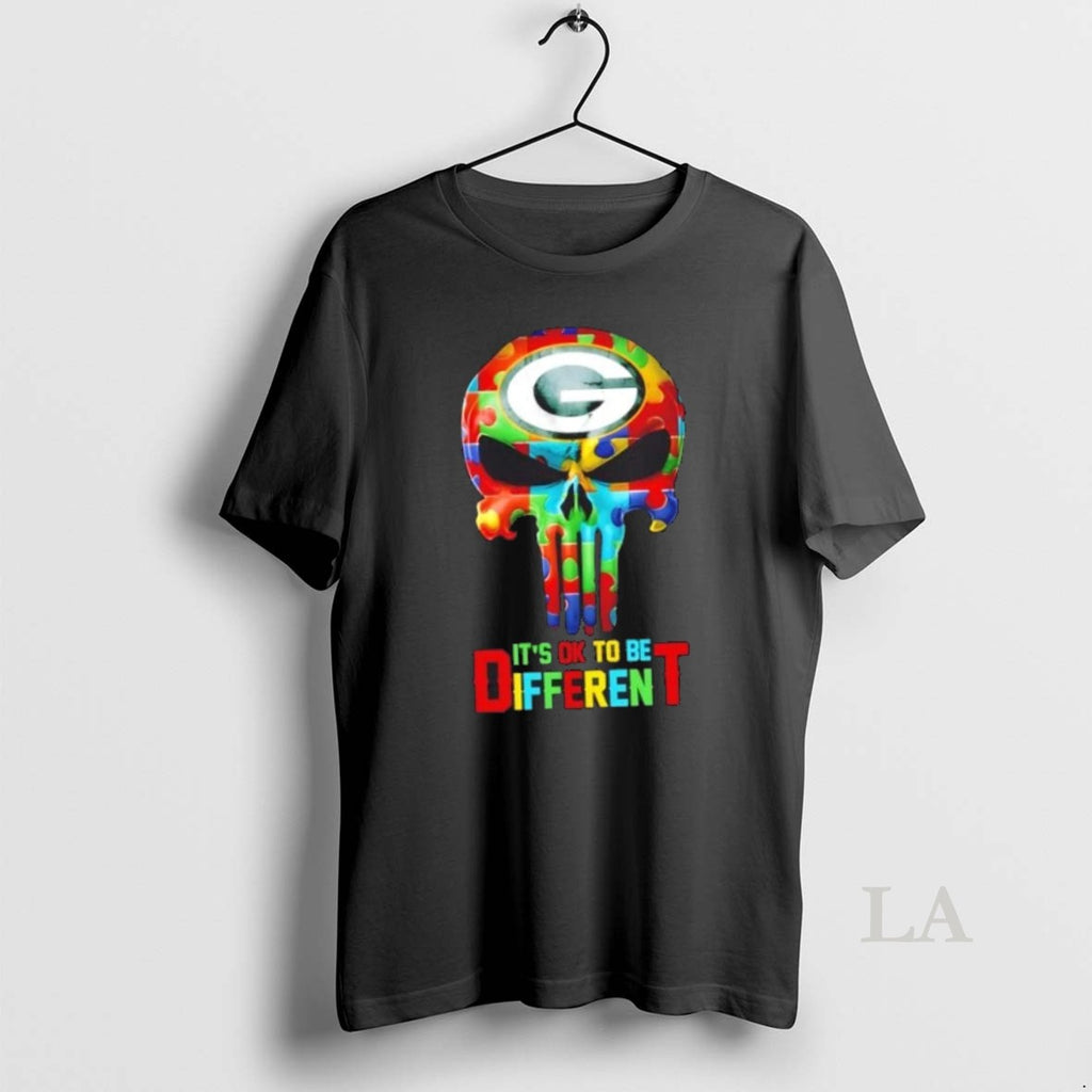 Original Skull Green Bay Packers Its Ok To Be Different