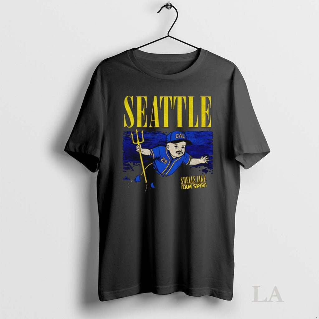 Original Smells Like Team Spirit Cal Raleigh Seattle Mariners Never Mind Movie Style