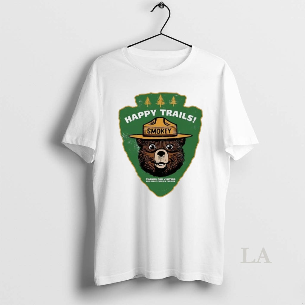 Original Smokey Bear Happy Trails Thanks For Visiting