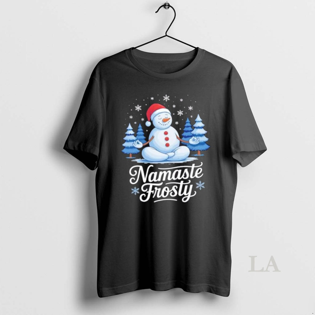 Original Snowman Namaste Frosty Christmas