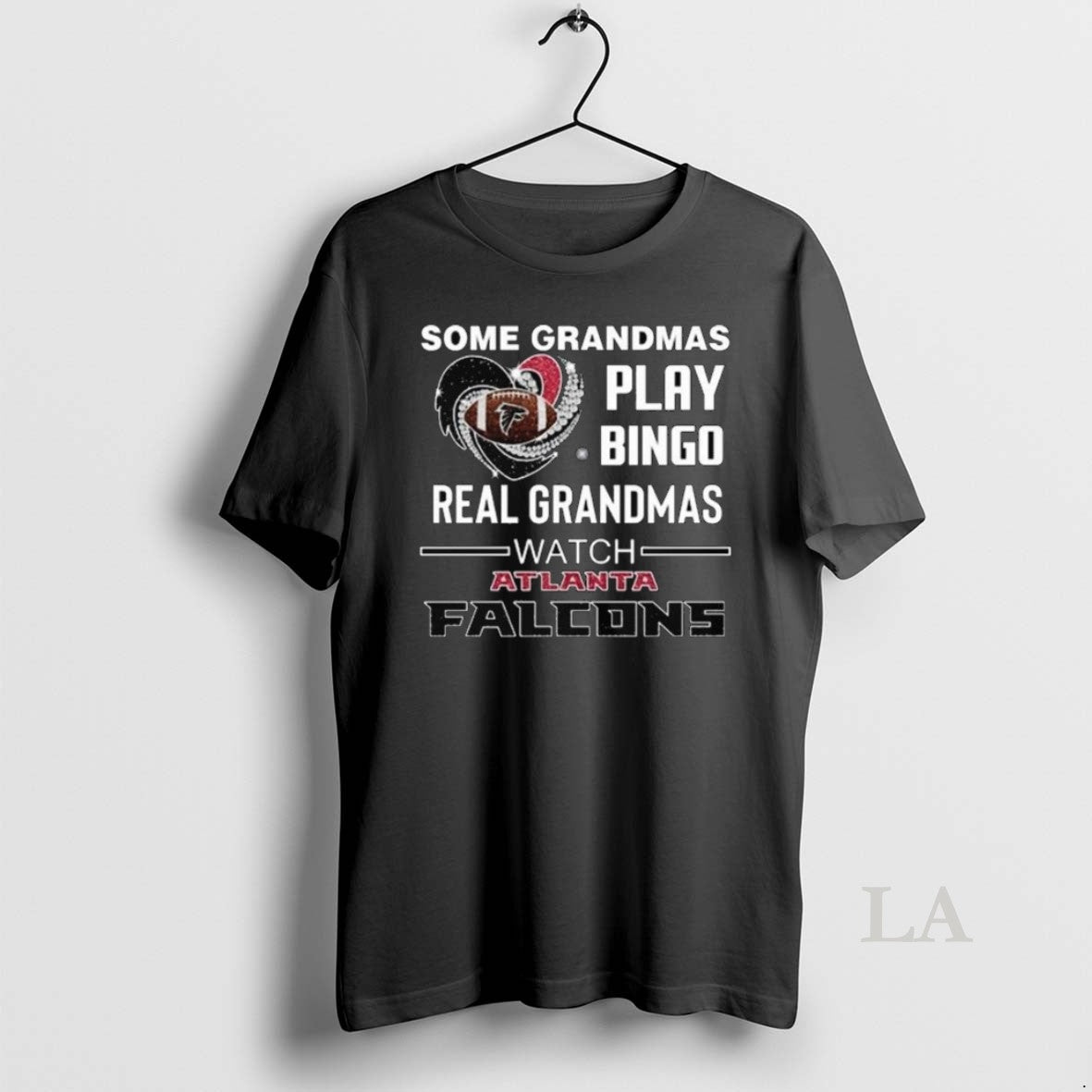 Original Some Grandmas Play Bingo Real Grandmas Watch Atlanta Falcons Diamond Heart 2025 Long Sleve