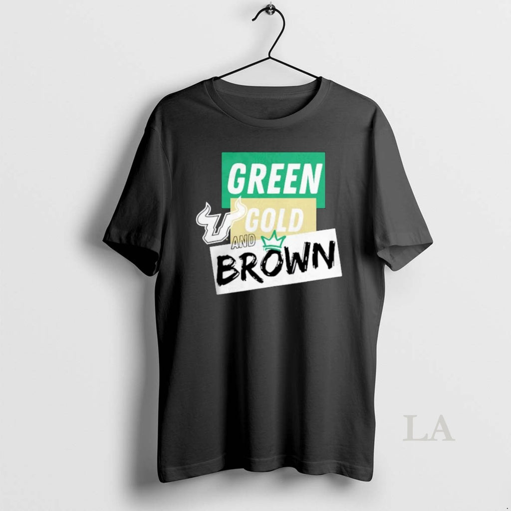 Original South Florida Bulls Green Gold And Brown Ornaments