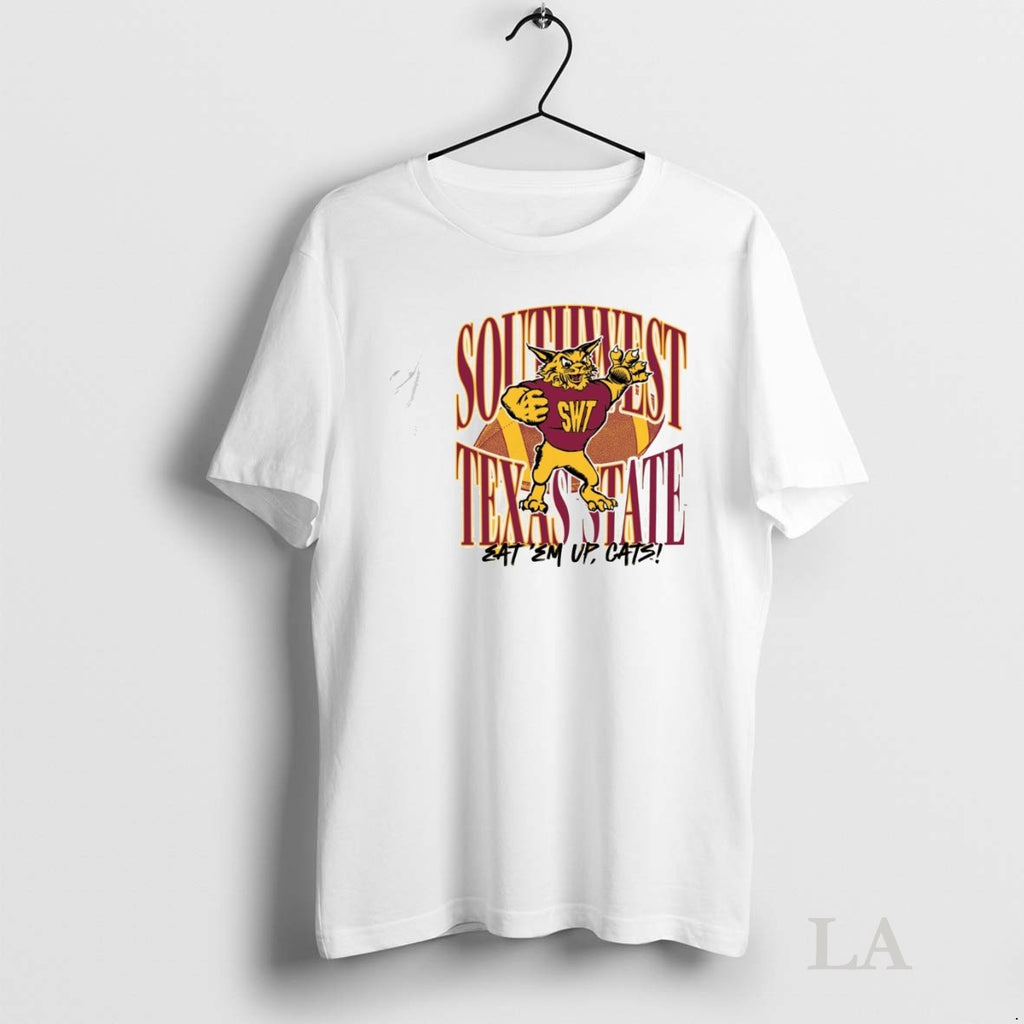 Original Southwest Texas State Eat Em Up Cats 1990s Mascot Fanart