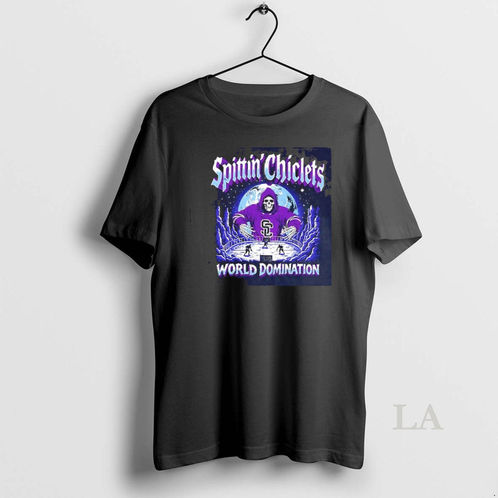 Original Spittin Chiclets World Domination Skeleton Hockey