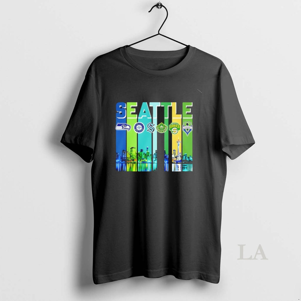 Original Sports In Seattle City Skyline
