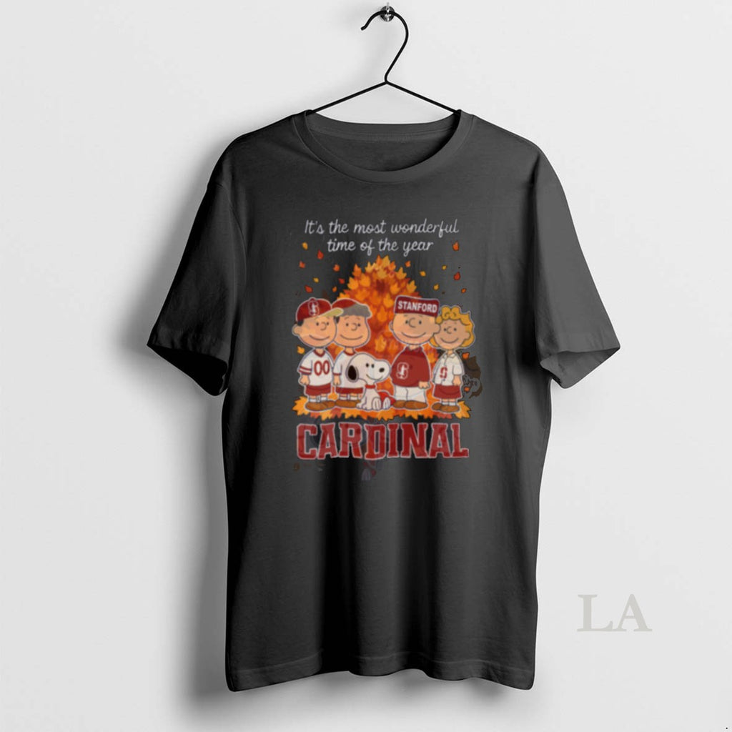 Original Stanford Cardinal X Peanuts Fall Its The Most Wonderful Time Of The Year