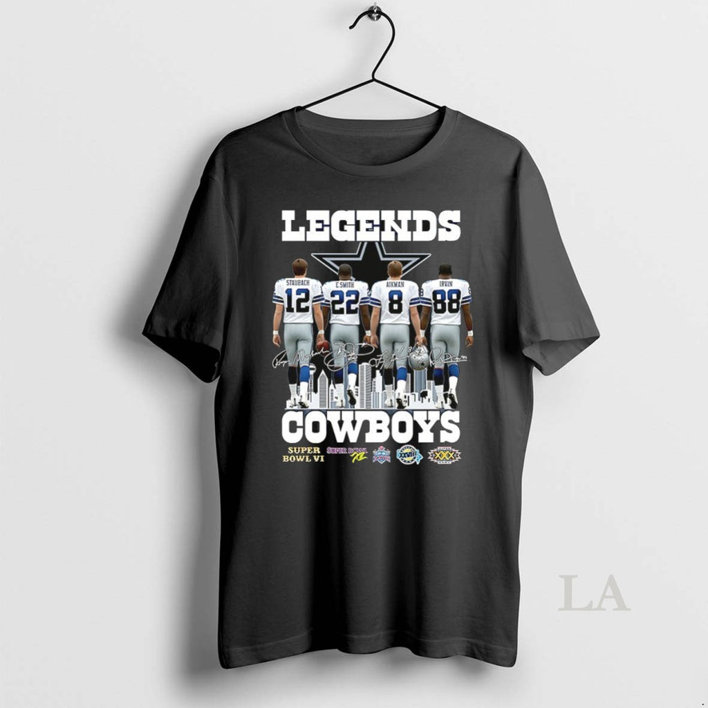 Original Staubach Smith Aikman Irvin Dallas Cowboys Legends Signatures Ceramic Ceramic And Classic Dad Cap