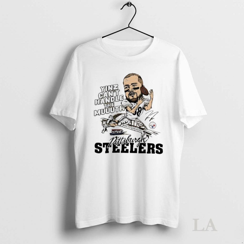 Original Steelers Pat Freiermuth Yinz Cant Handle The Muuuth Signature
