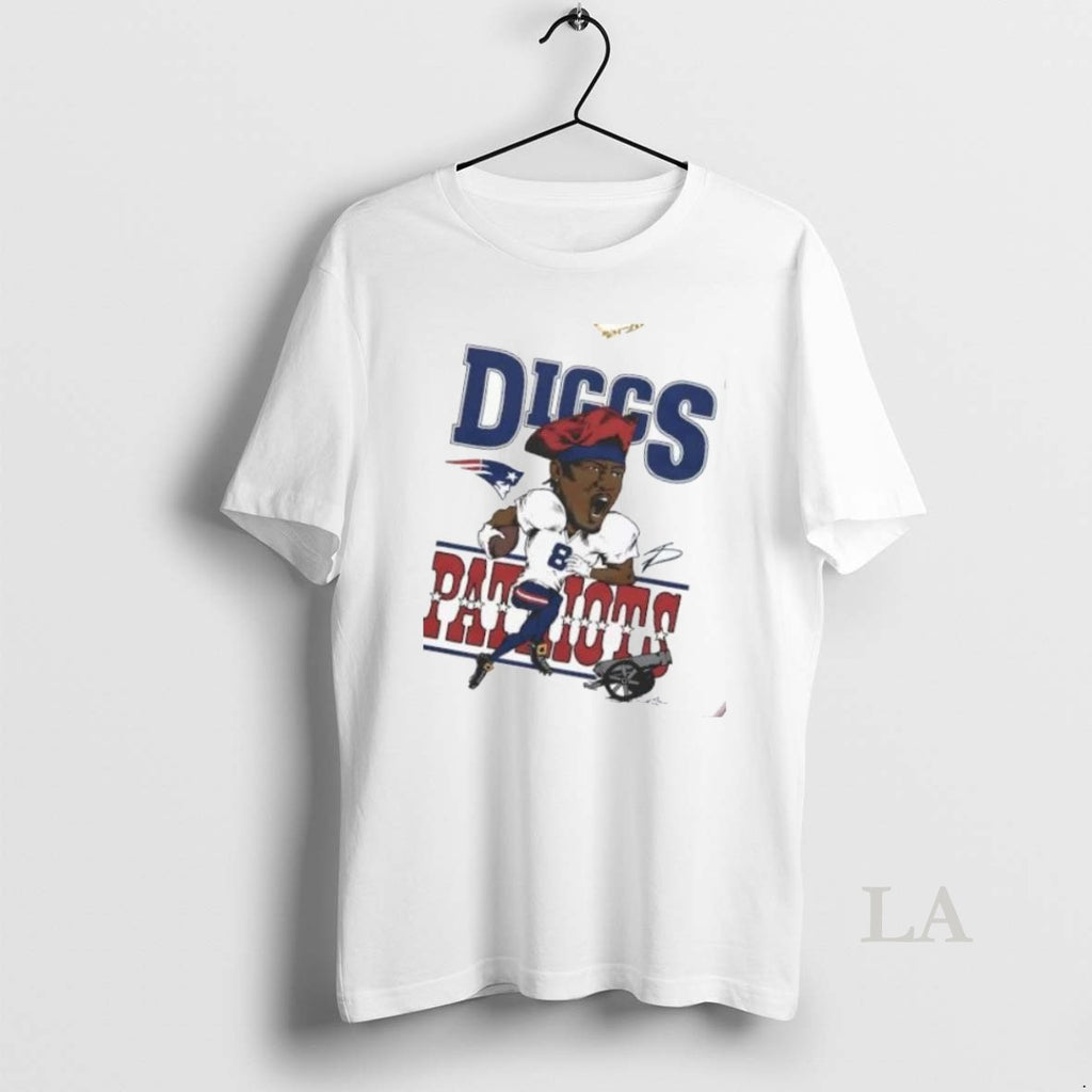 Original Stefon Diggs Superstar Shout Caricature Patriots