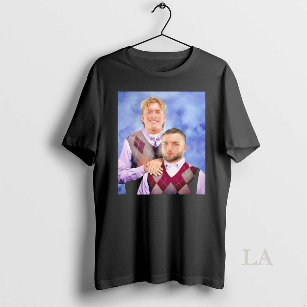 Original Step Brothers Giants Jaxson Dart And Cam Skattebo