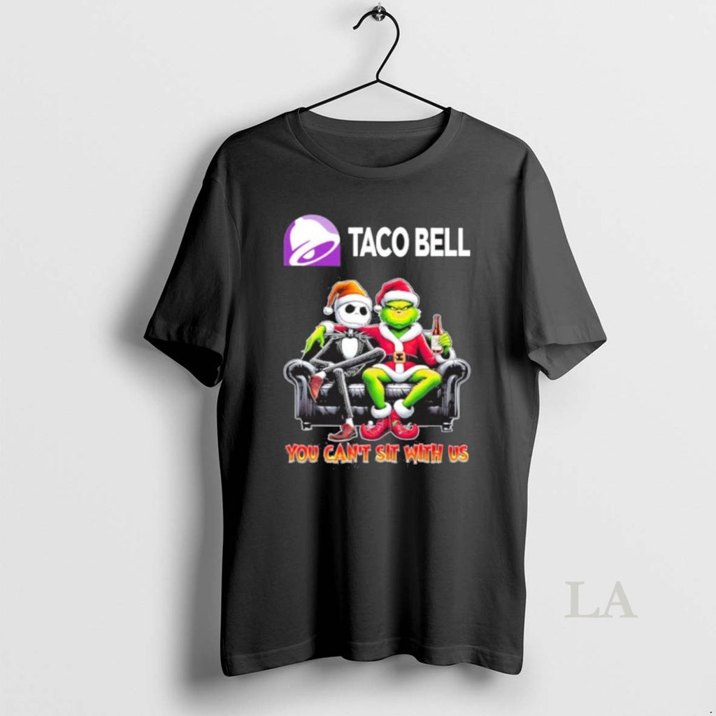 Original Taco Bell Logo Santa Jack And Grinch You Cant Sit With Us
