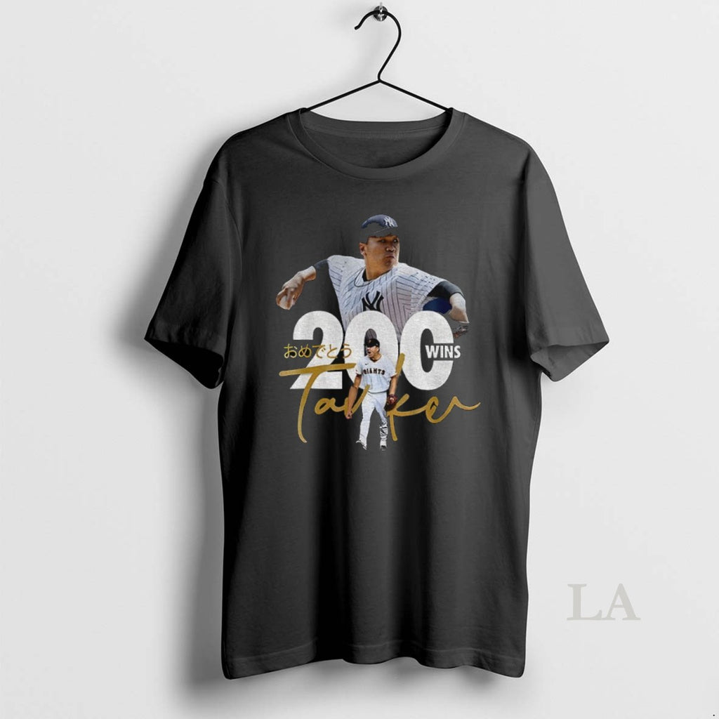 Original Tanaka Masahiro New York Yankees Baseball 200 Wins Japan Graphic