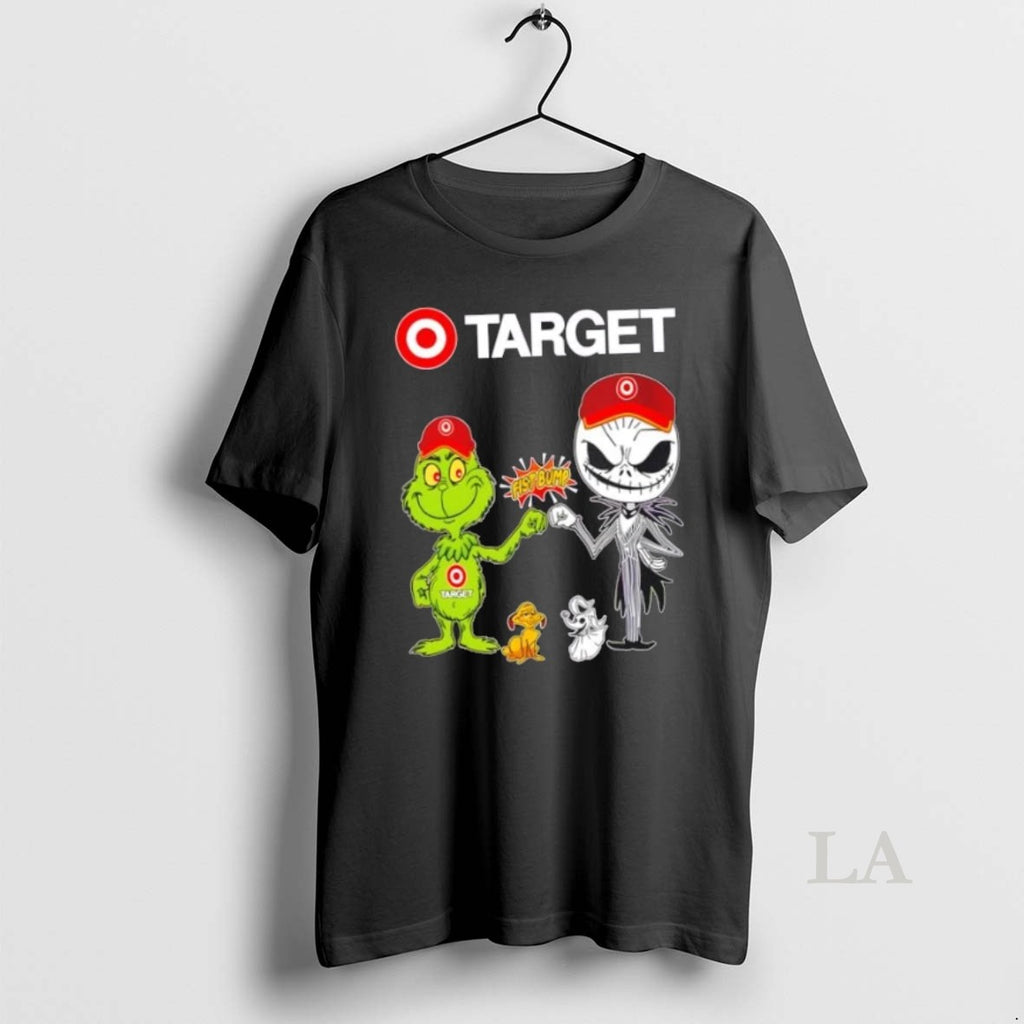 Original Target X Grinch And Jack Skellington Fist Bump Uniwilling Friends
