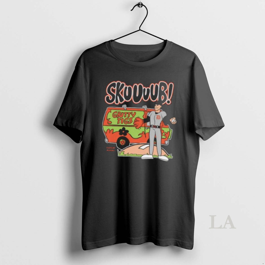 Original Tarik Skubal Detroit Tigers Skuuuub Gritty Tigs Cartoon