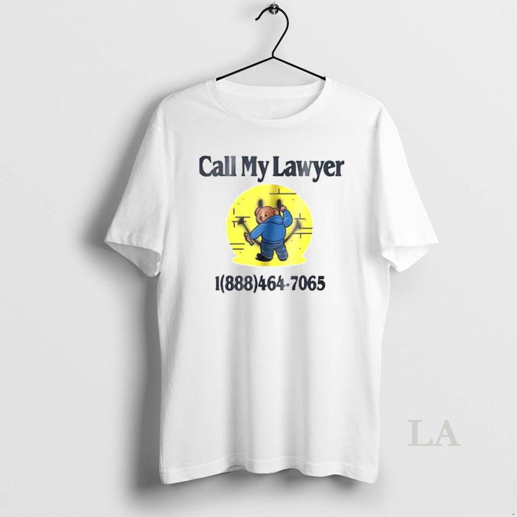 Original Teddy Bear Call My Lawyer Ceramic Ceramic And Classic Dad Cap