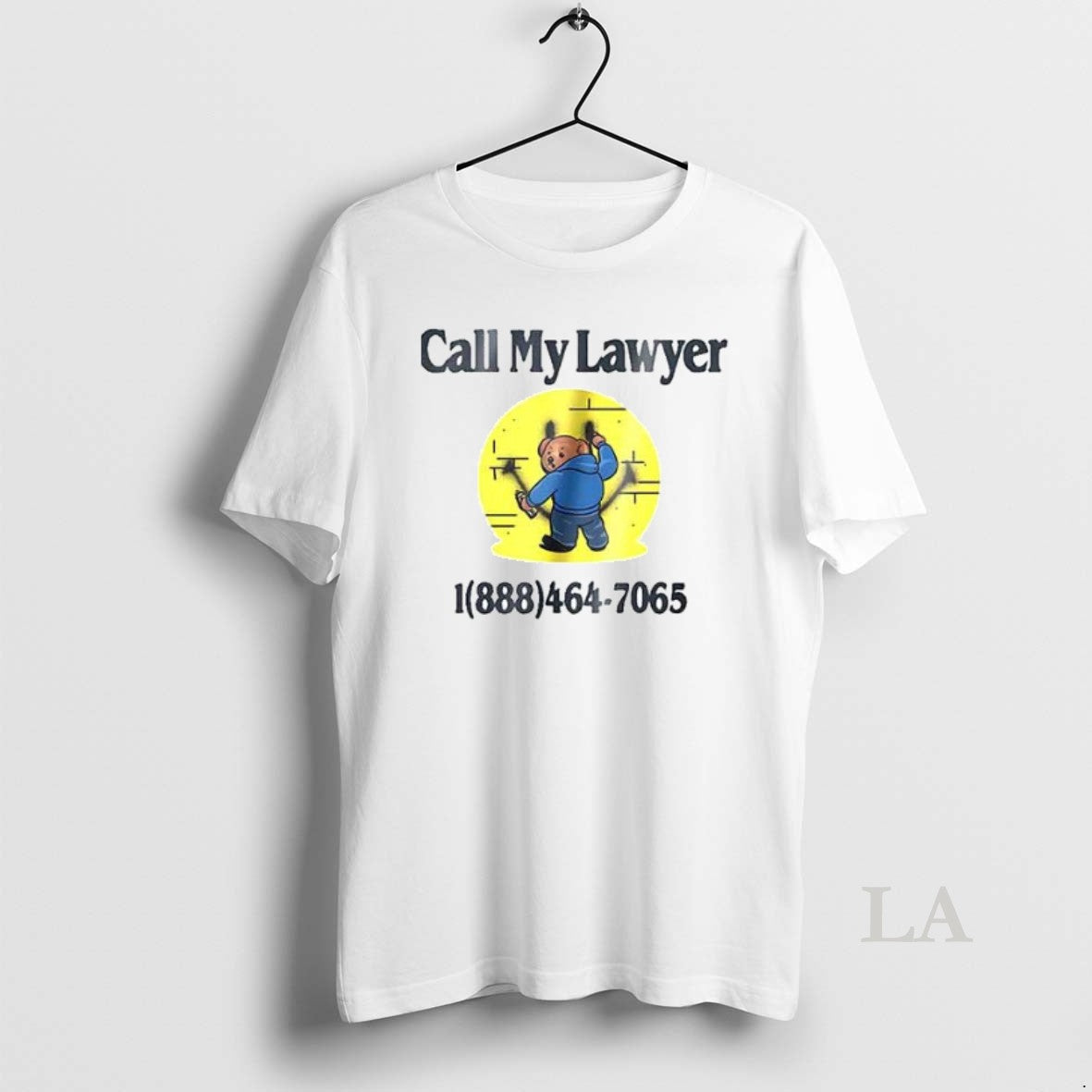 Original Teddy Bear Call My Lawyer Ceramic Ceramic And Classic Dad Cap