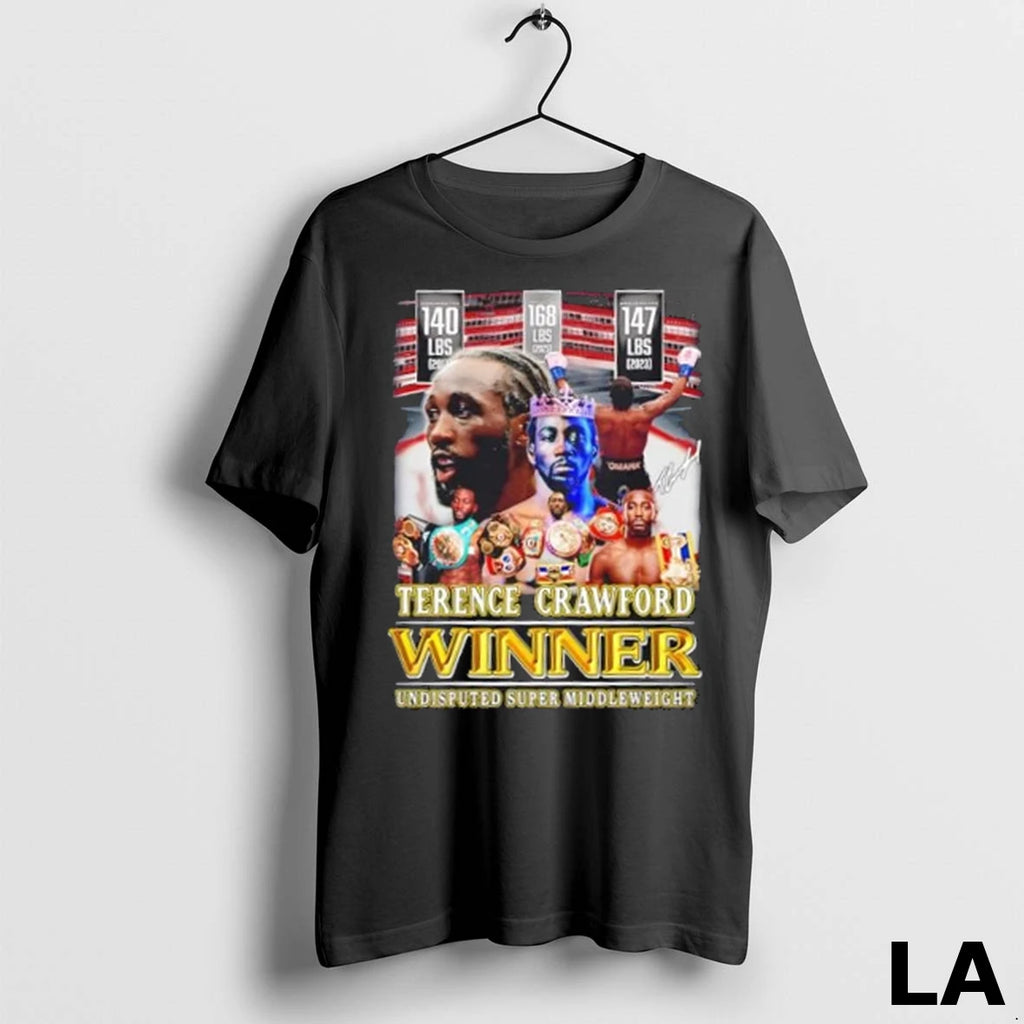 Original Terence Crawford Winner Undisputed Super Middleweight Signature