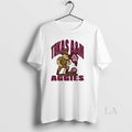 Original Texas A And M Aggies Football Youth Plant Flag Helmet