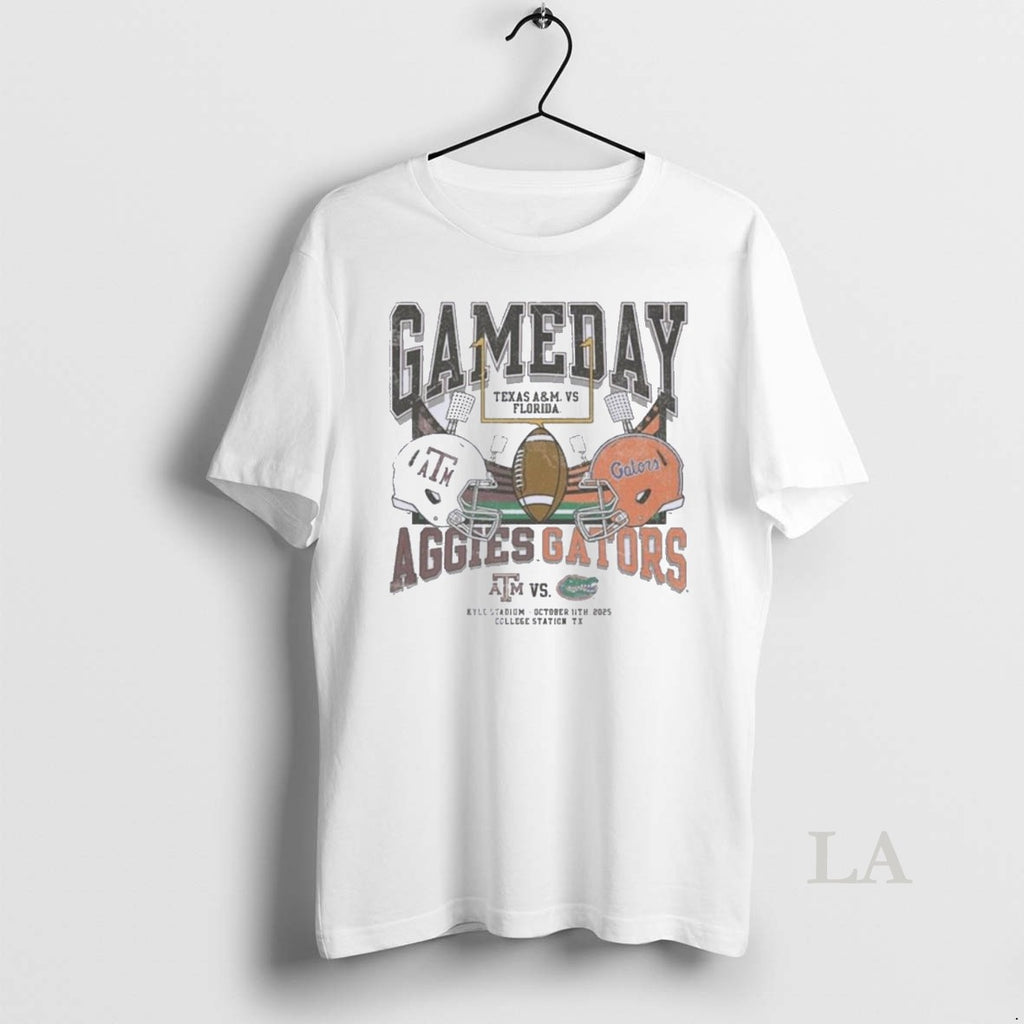 Original Texas Am Vs Florida 2025 Gameday Matchup Helmet