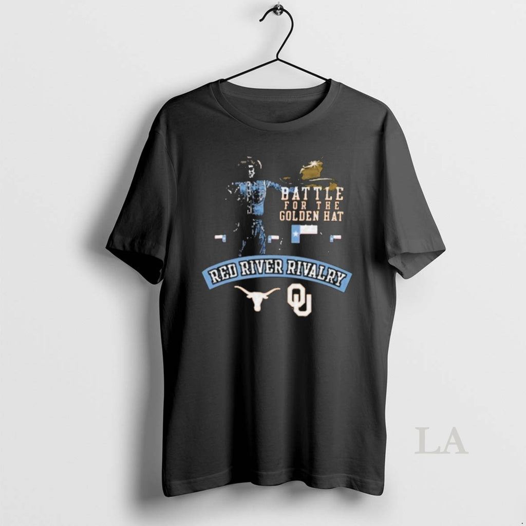 Original Texas Longhorns Oklahoma Sooners Battle For The Golden Hat Red River Rivalry