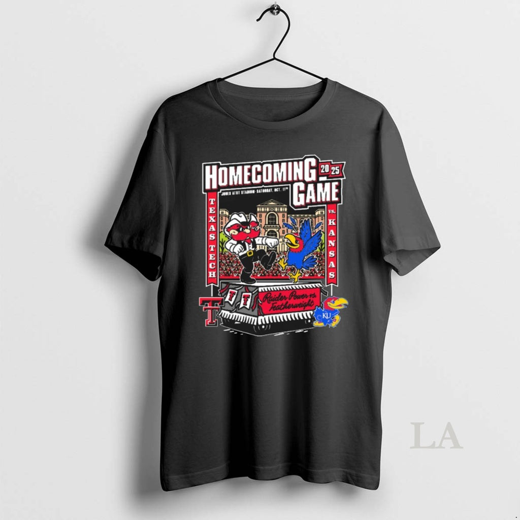 Original Texas Tech Red Raiders Vs Kansas Jayhawks 2025 Homecoming Gameday Jones Att Stadium October