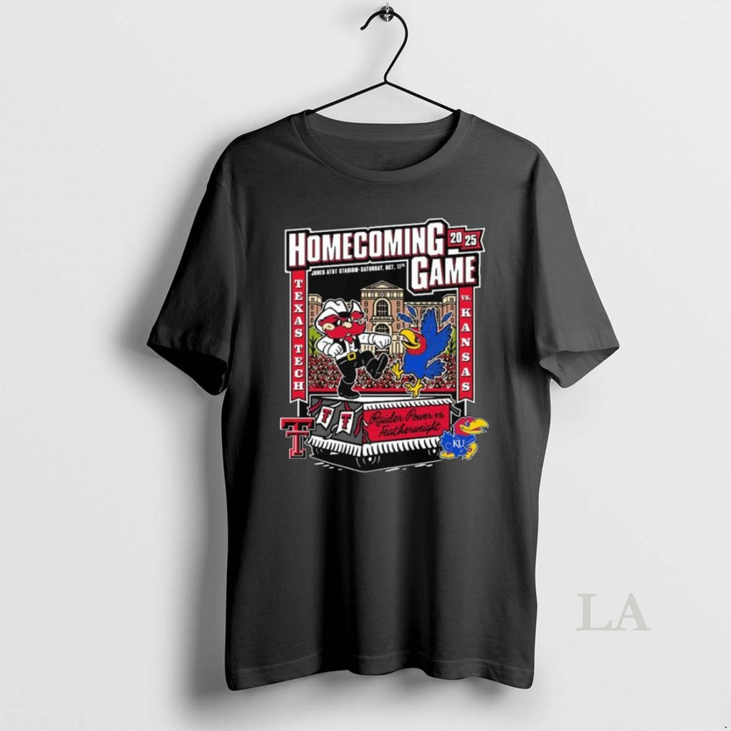 Original Texas Tech Red Raiders Vs Kansas Jayhawks Raider Power Featherweight 2025 Homecoming Game Gameday
