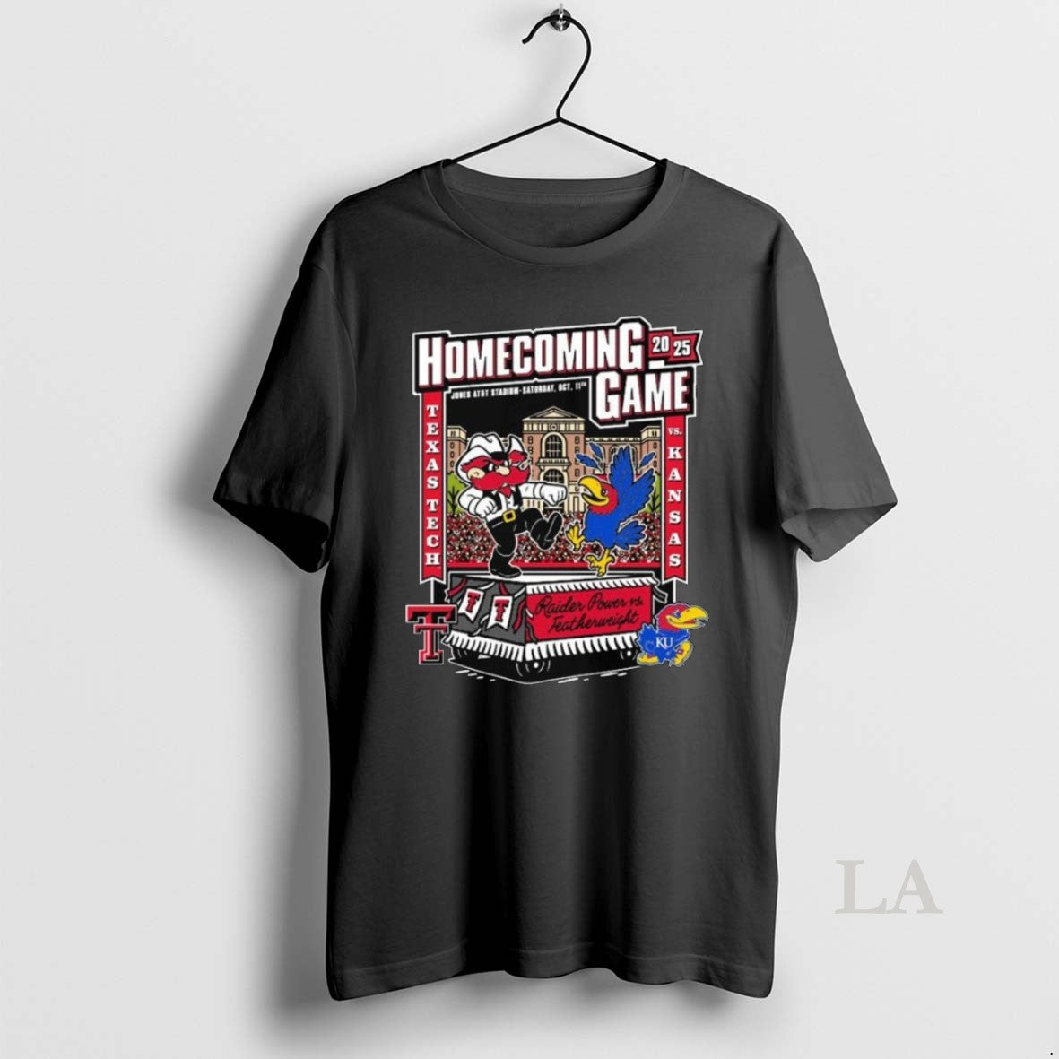Original Texas Tech Red Raiders Vs Kansas Jayhawks Raider Power Featherweight 2025 Homecoming Game Gameday