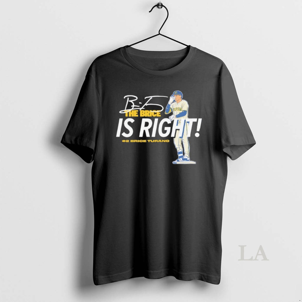 Original The Brice Is Right Brice Turang Milwaukee Brewers Signature