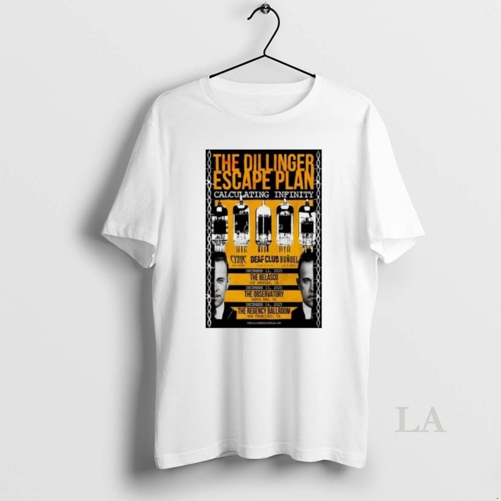 Original The Dillinger Escape Plan California Dec 12 14 2025