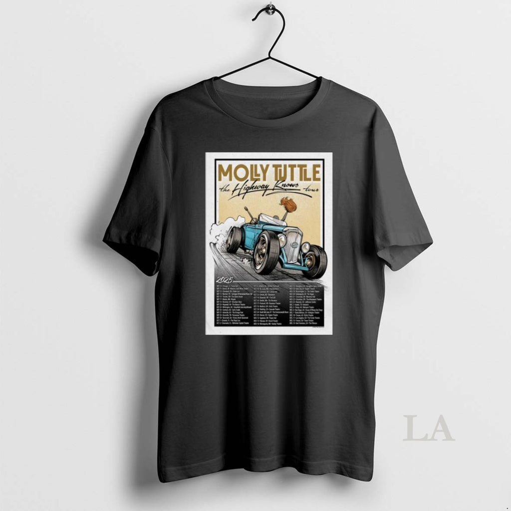Original The Highway Knows Tour 2025 Molly Tuttle Long Sleve