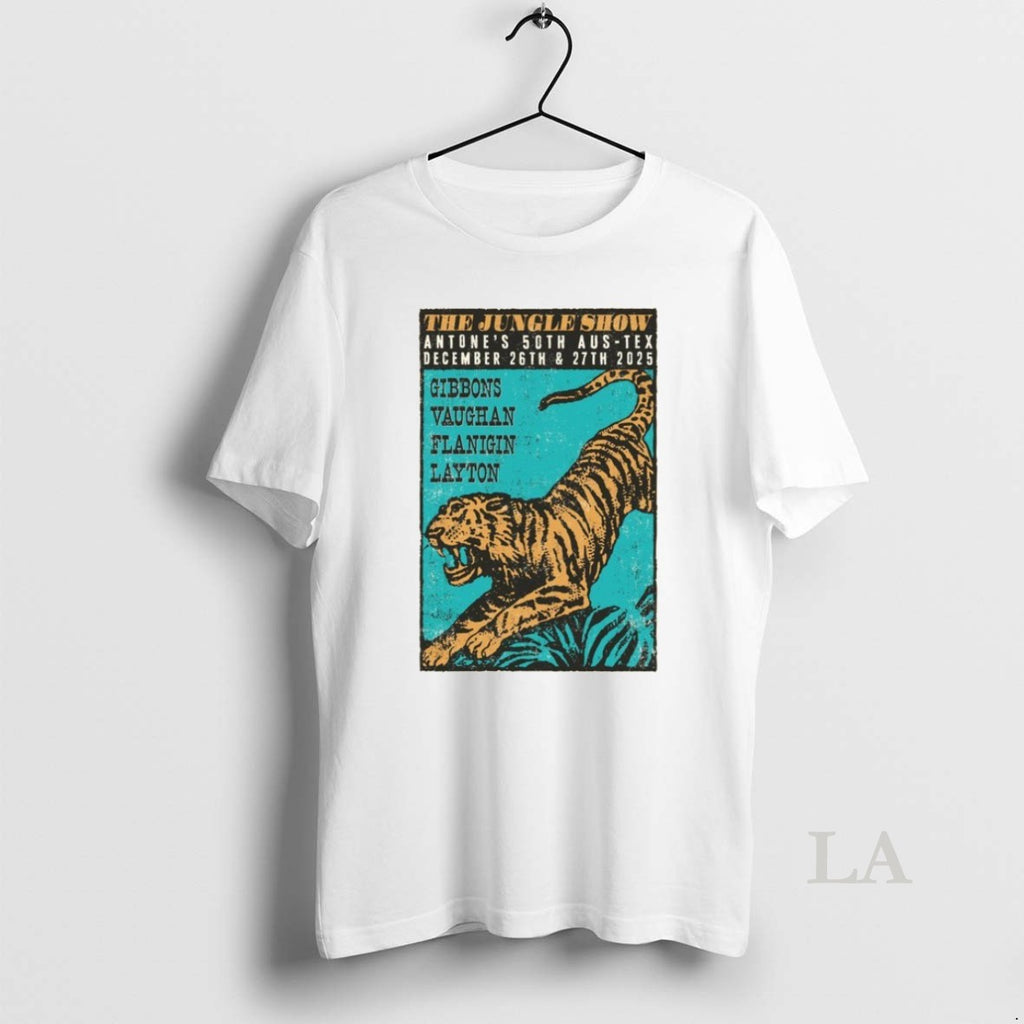 Original The Jungle Show Antones 50th Aus Tex December 26 27 2025 Tiger