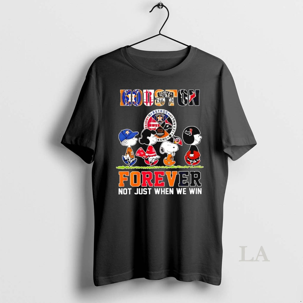 Original The Peanuts Houston Sports Teams Crossing Forever Not Just When We Win
